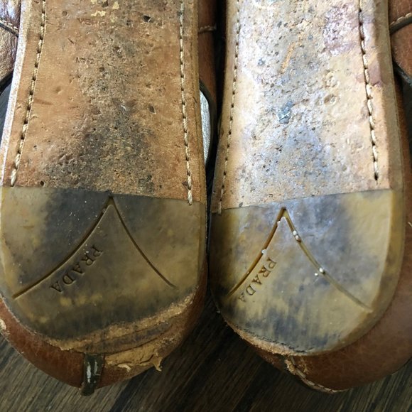 Prada Leather Ballet Slippers - Picture 3 of 5